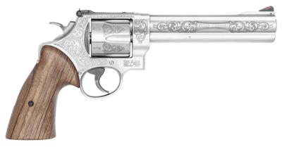 629 44Spl/44Rem Mag 6.50in 6 Shot Engraved Stainless Revolver
