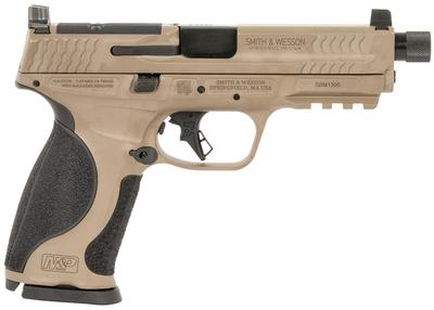 MP9 M2.0 9mm 4.63in 17+1 FDE/Black Pistol - Threaded & Optic Ready