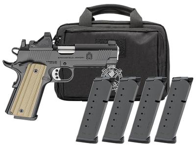 1911 Operator AOS Gear Pac Bundle 9mm 4.25in 9+1 - Green Dot & Manual Safety