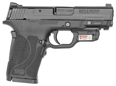 MP9 M2.0 Shield EZ 9mm 3.67in 8+1 Black Pistol - Crimson Laser & Grip Safety