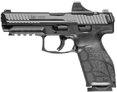 VP9A1 9mm 4.53in 20+1 Black Semi Auto Pistol - Green Dot Optic