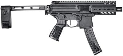 MPX K 9mm 4.50in 35+1 Black Brace Pistol - Threaded & Manual Safety