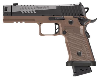 P211 GTO 9mm 4.40in 23+1 Coyote/FDE Pistol - Optic Ready & Manual & Grip Safety