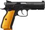  Shadow 2 9mm 4.89in 17 + 1 Black/Orange Pistol - Optic Ready & Manual Safety