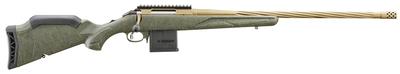 American 2 Predator 350 Legend 22in 5+1 Green Splatter Bolt Rifle - Threaded