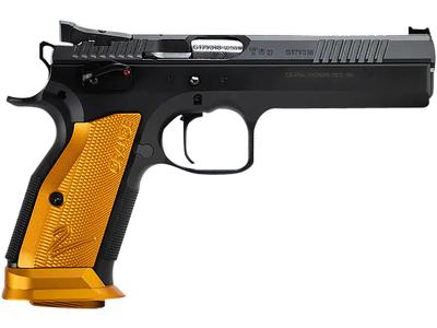 TS 2 9mm 5.28in 20+1 Orange/Black Semi Auto Pistol - Manual Safety