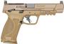  Mp9 M2.0 9mm 5.0in 17 + 1 Fde Pistol - Optic Ready & Manual Safety