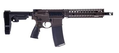 MK18 AR-15 5.56 NATO Black Semi Auto AR Pistol - Manual Safety & Threaded