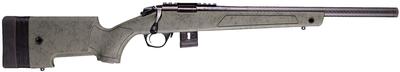 BMR-X 17 HMR 18in 10+1 Carbon Fiber Green Webbing Bolt Action Rifle - Threaded