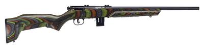 93R17 17 HMR 18in 10+1 Multi-Color Laminate Bolt Action Rifle - Threaded