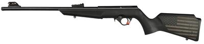 RB22 US Flag Compact 22LR 16.50in 10+1 Black Bolt Action Rifle - Threaded