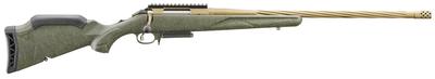 American 2 Predator 243 Win 22in 3+1 Green Splatter Bolt Action Rifle - Threaded