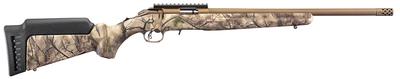 American Rimfire 22 Mag 18in 9+1 Go Wild Camo Bolt Action Rifle - Threaded