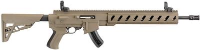 10/22 Tactical 22LR 16.12in 15+1 FDE/Tan Semi Auto Rifle - Threaded